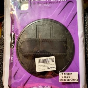 Purple and black rugged heavy duty iPad air4 10.9" case